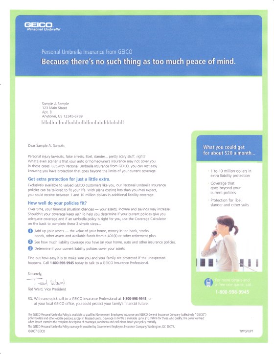 Geico Umbrella Insurance